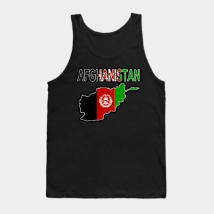 Free Afghanistan - Afghanistan Flag Tank Top